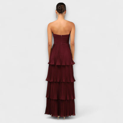 Lorena - Strapless Layered Maxi Dress