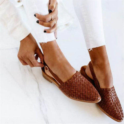 VIVIENNE – ELEGANT HANDWOVEN MOCCASINS