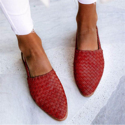 VIVIENNE – ELEGANT HANDWOVEN MOCCASINS