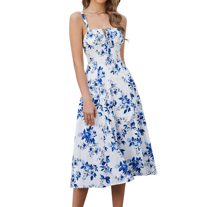 Tirzah - Flowy Boho Slip Skirt Dress