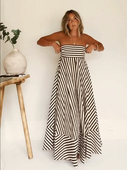 Damaris - Comfortable Stylish Ruched Maxi Dress