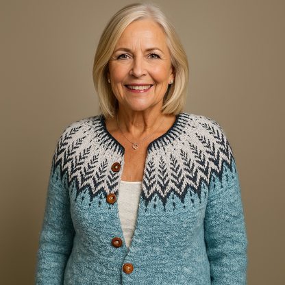 Blair & Mae - Retro Icelandic Wool Cardigan