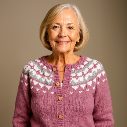 Blair & Mae - Retro Icelandic Wool Cardigan