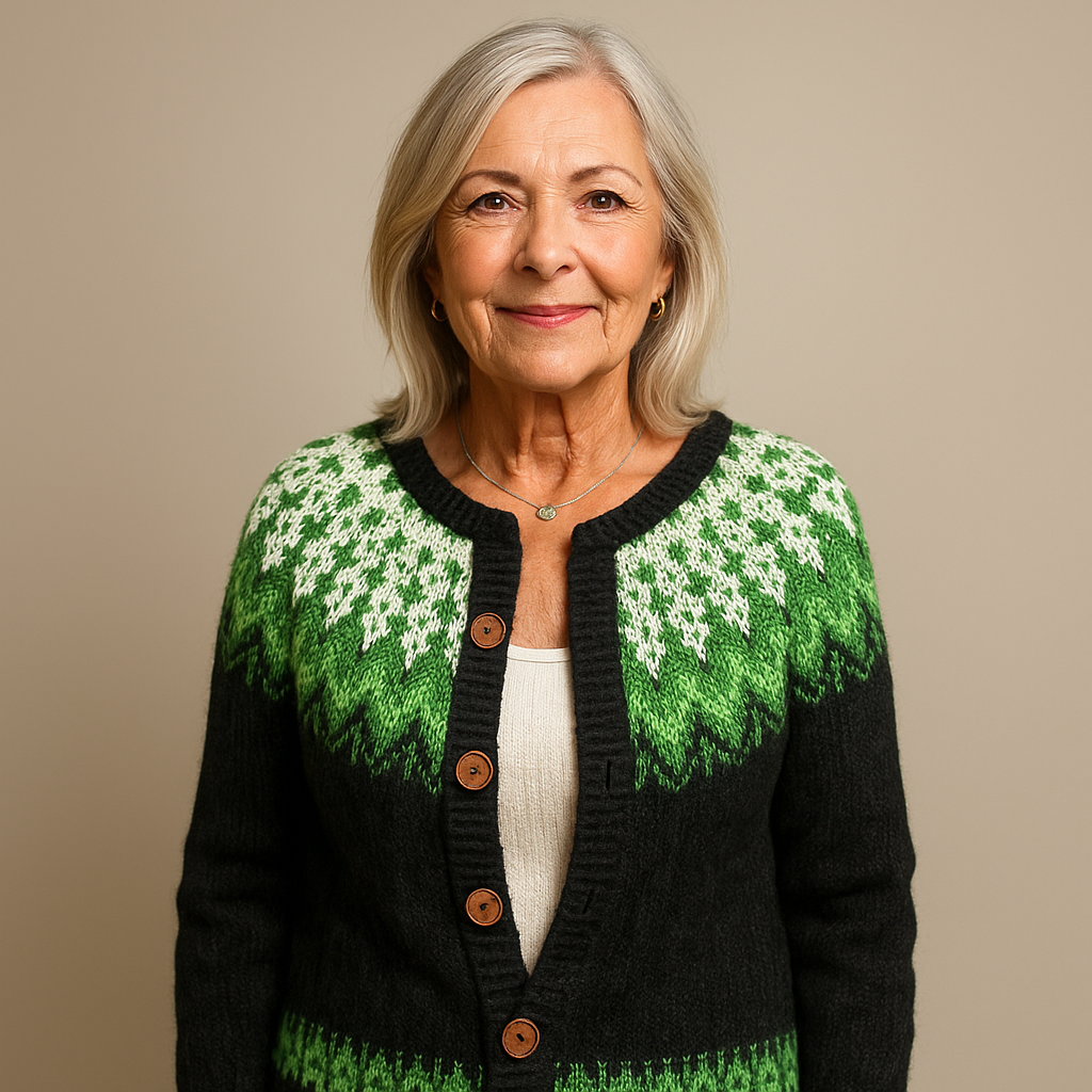 Blair & Mae - Retro Icelandic Wool Cardigan