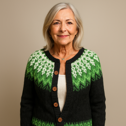 Blair & Mae - Retro Icelandic Wool Cardigan