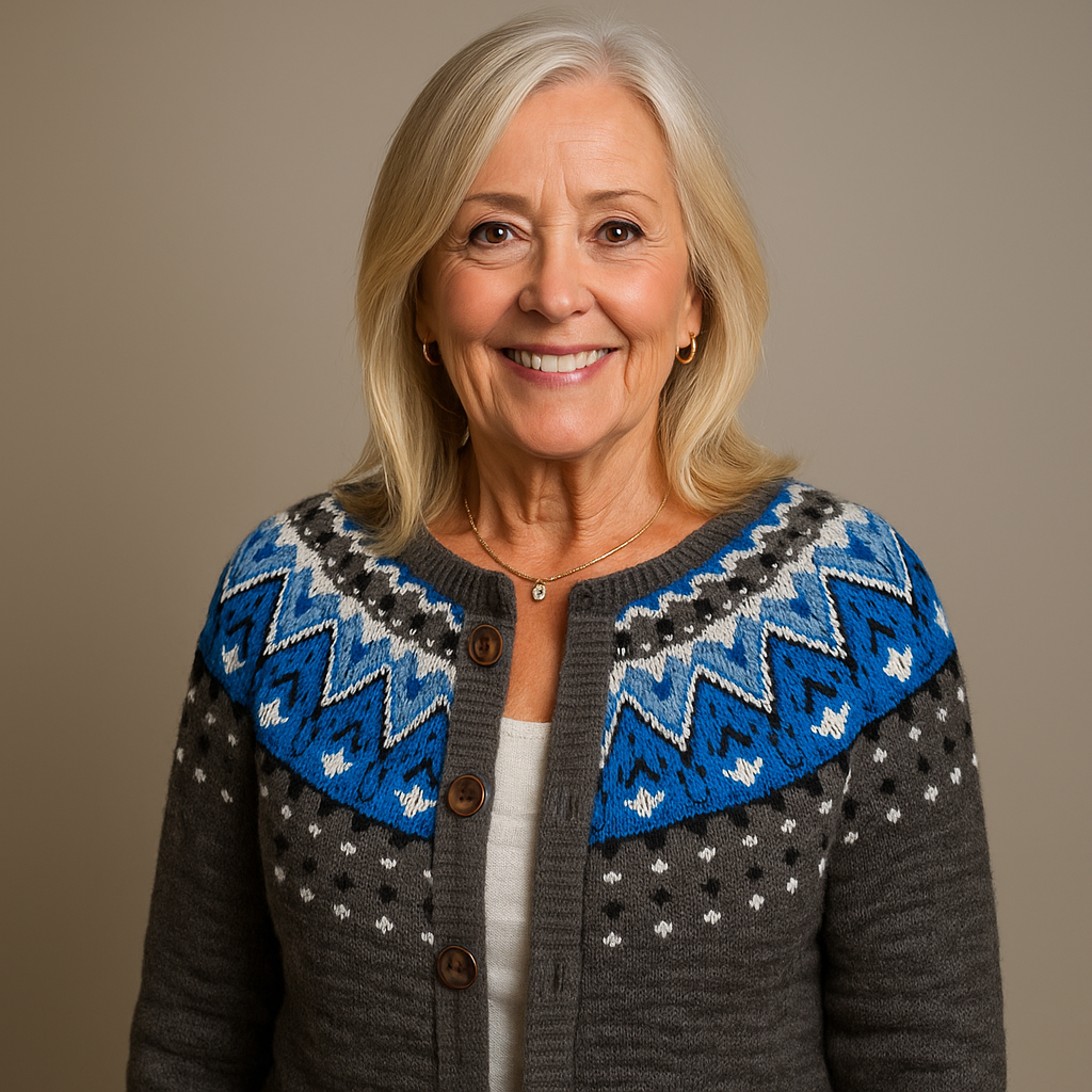 Blair & Mae - Retro Icelandic Wool Cardigan