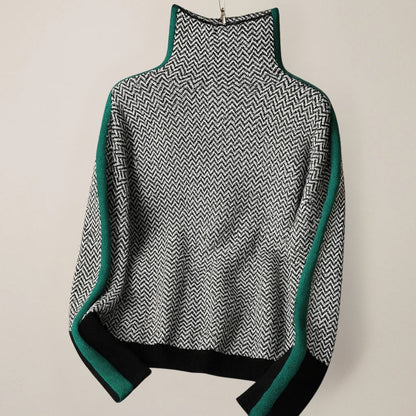 Martina™ | Pullover with High Collar