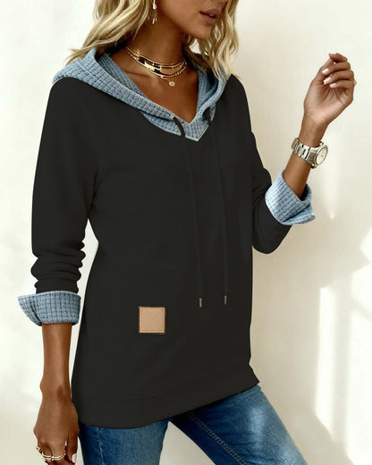 Blair® | Casual Hoodie Sweatshirt with Waffle Inserts