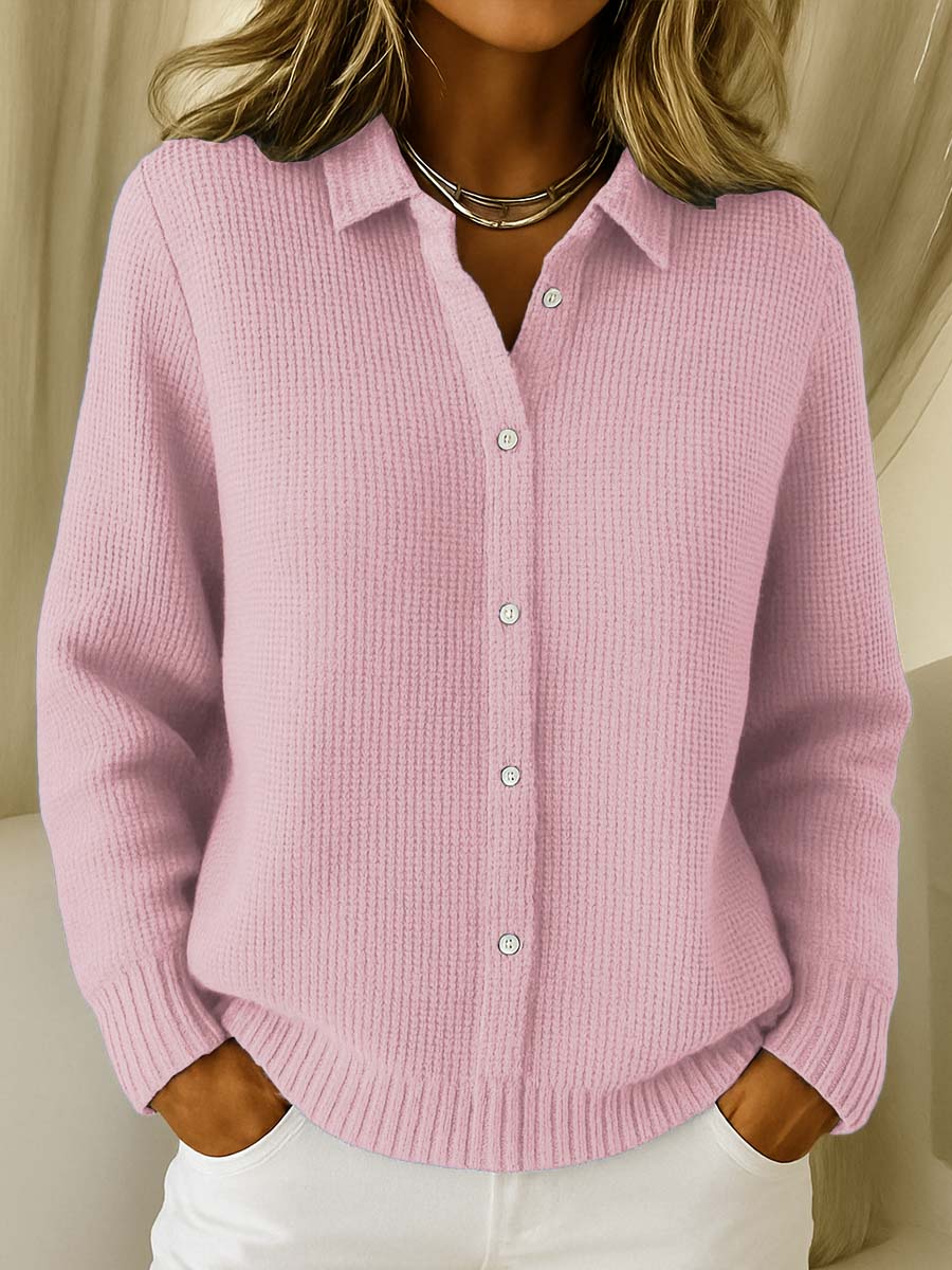Dayana | Classic Knit Button Cardigan