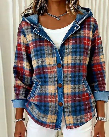 Blair® | Fashionable Checked Jacket with Hood