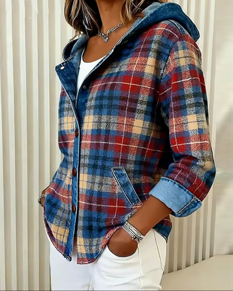 Blair® | Fashionable Checked Jacket with Hood