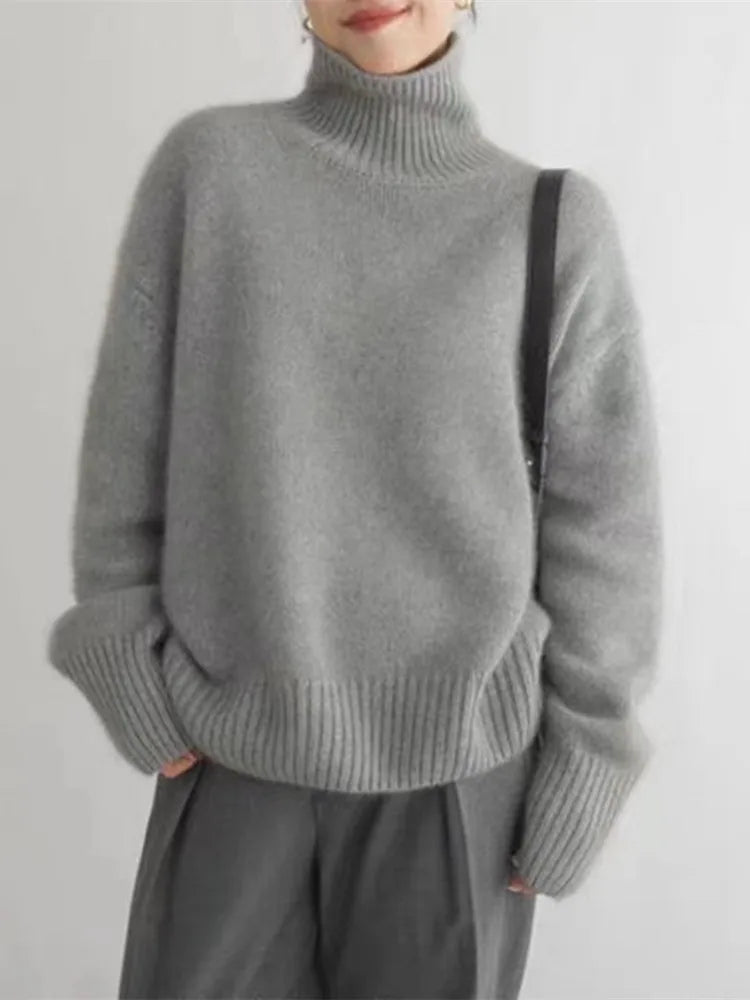 Savara | High cashmere collar