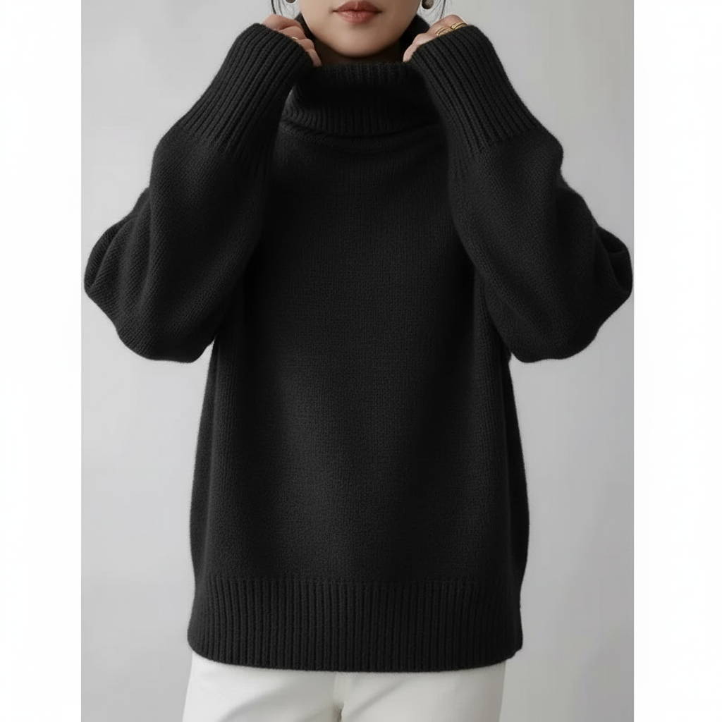 Savara | High cashmere collar
