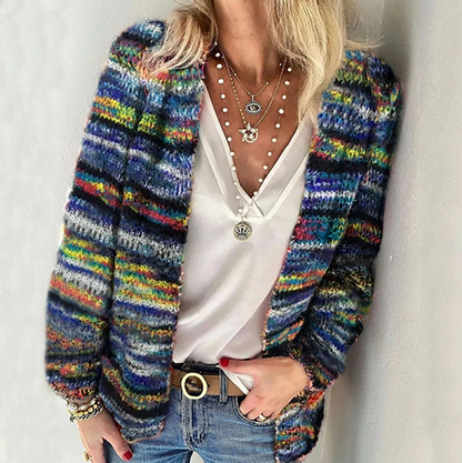 Amaya | Cozy Multicolor Cardigan