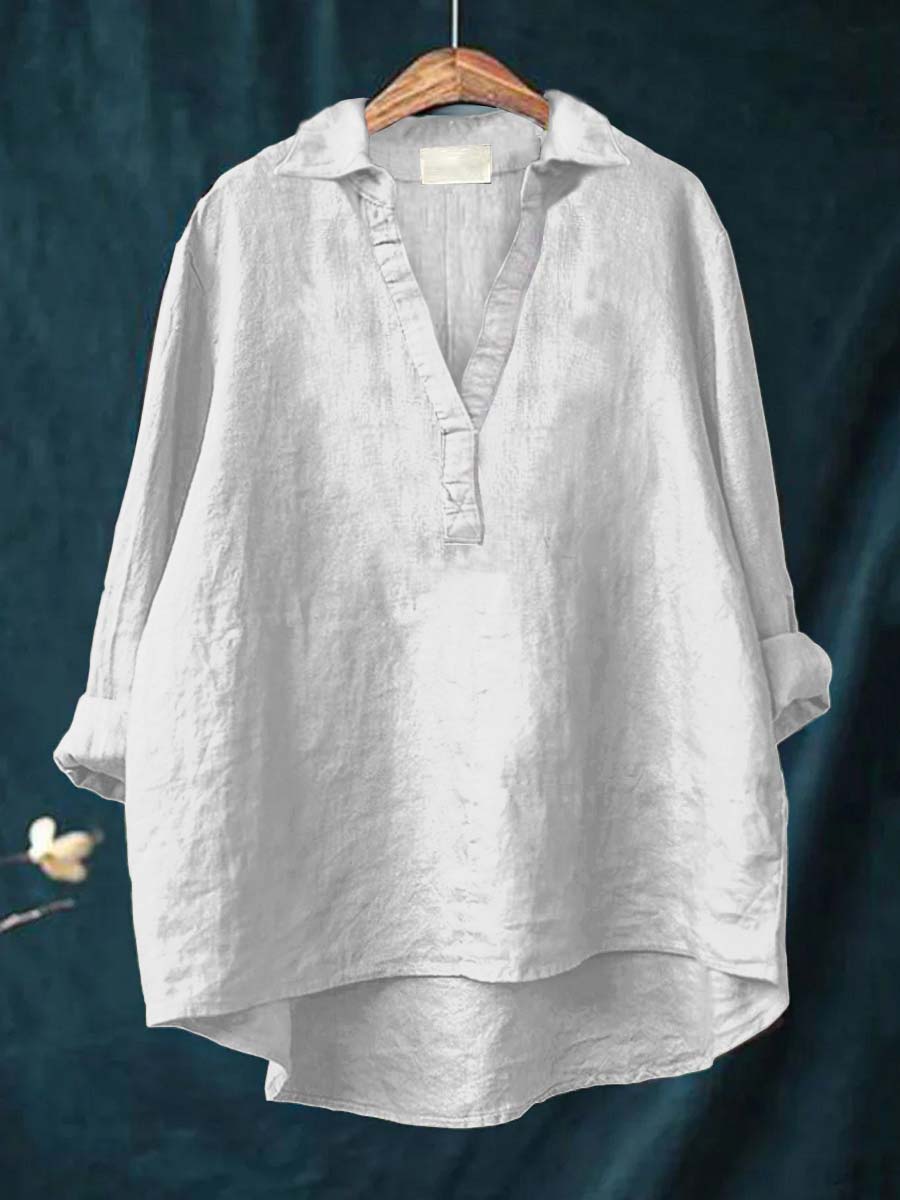 Andrea Linen Blouse