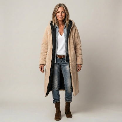 Amelia | Elegant Reversible Coat for Women