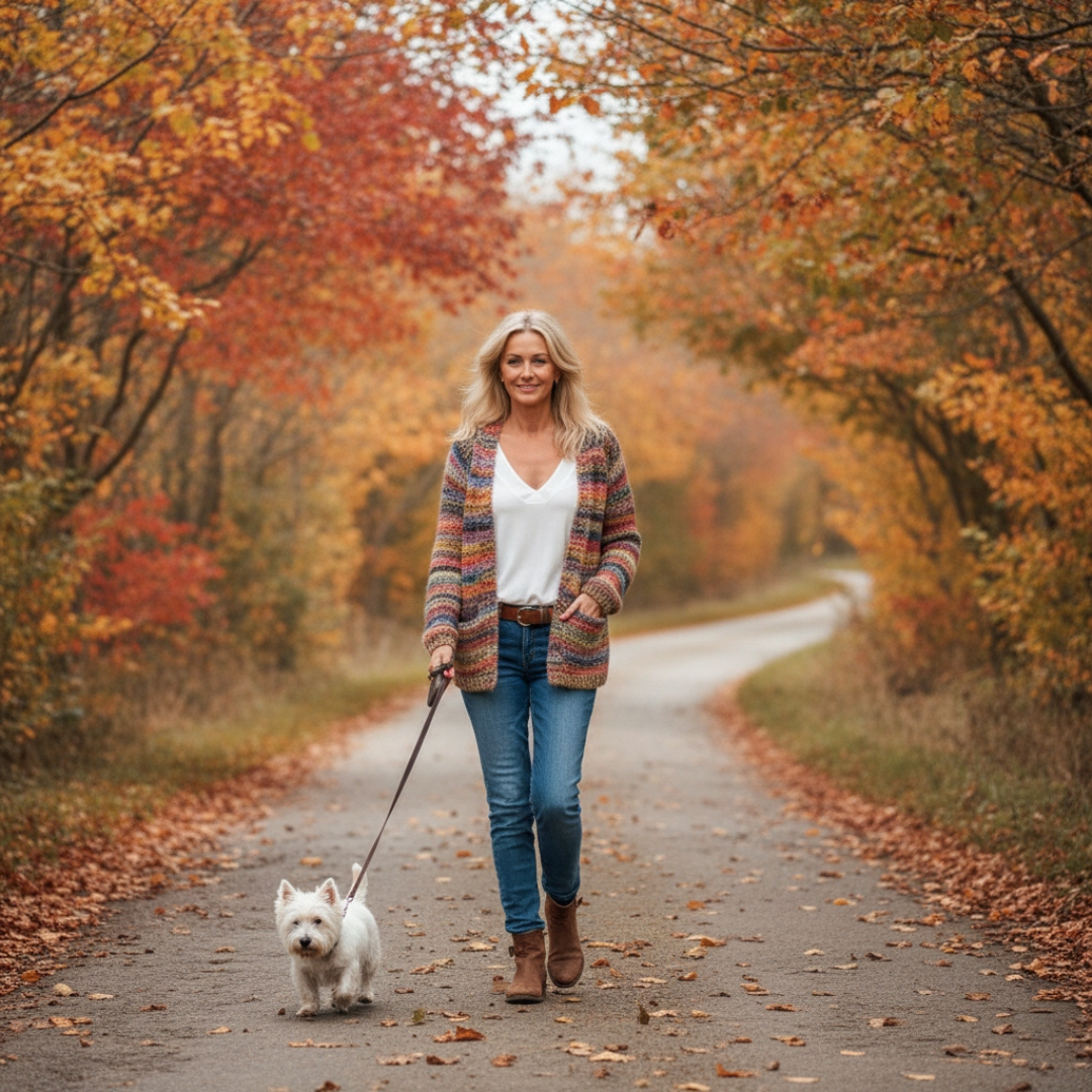 Amaya | Cozy Multicolor Cardigan