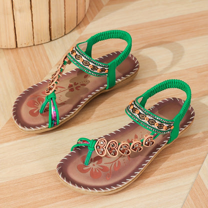 AVELINE – BEADED COMFORT SANDALS