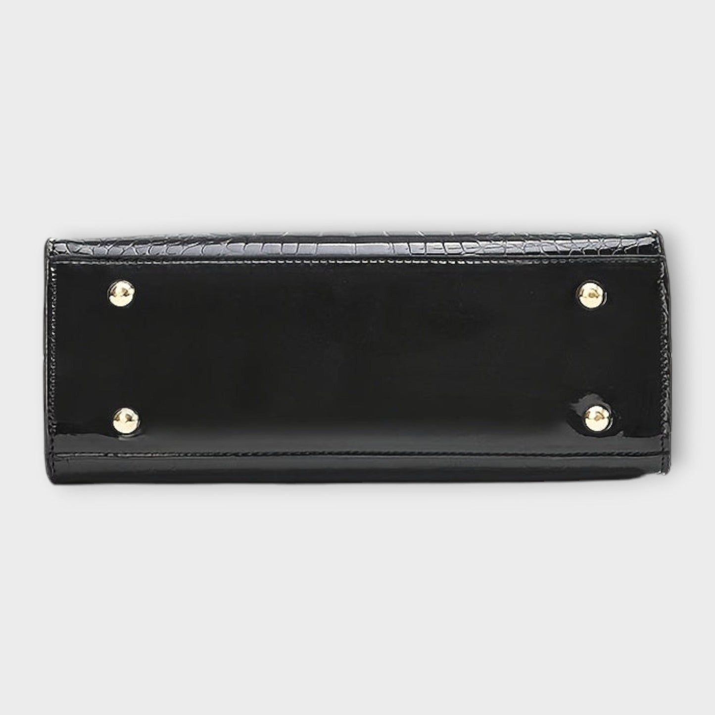 Madison - Glossy Crocodile Pattern Handbag