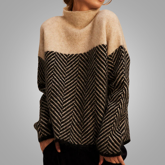 Malene | Cotton Turtleneck Sweater