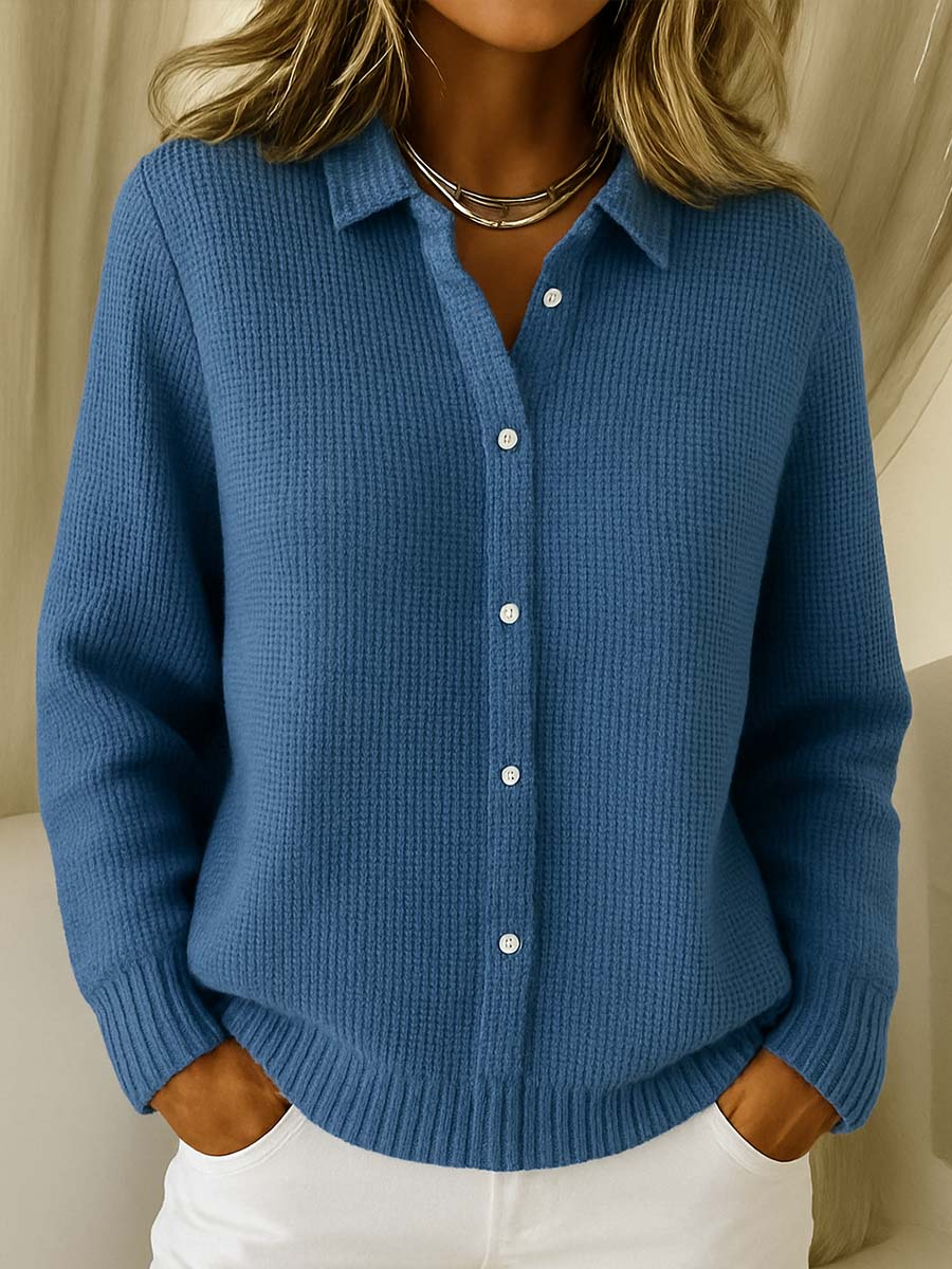 Dayana | Classic Knit Button Cardigan