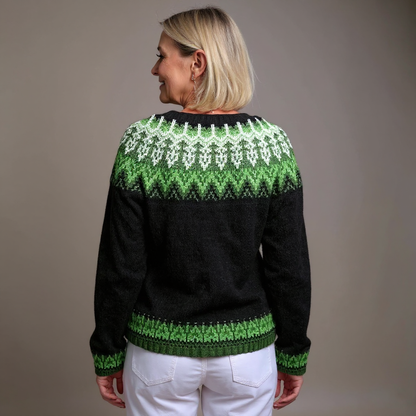 Blair & Mae - Retro Icelandic Wool Cardigan