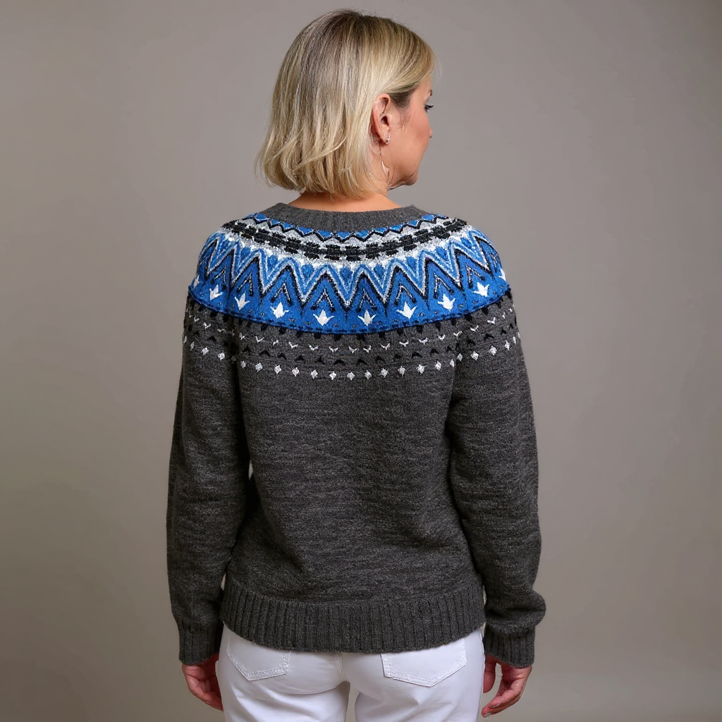 Blair & Mae - Retro Icelandic Wool Cardigan
