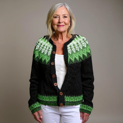 Blair & Mae - Retro Icelandic Wool Cardigan