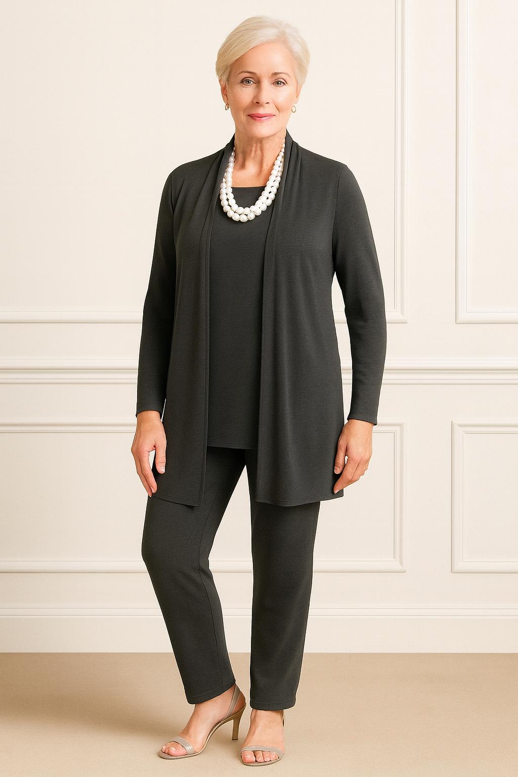 Elsie Cardigan, Top & Pants Set