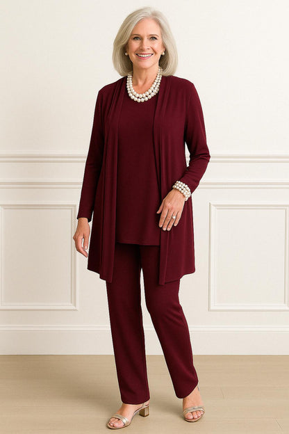 Elsie Cardigan, Top & Pants Set